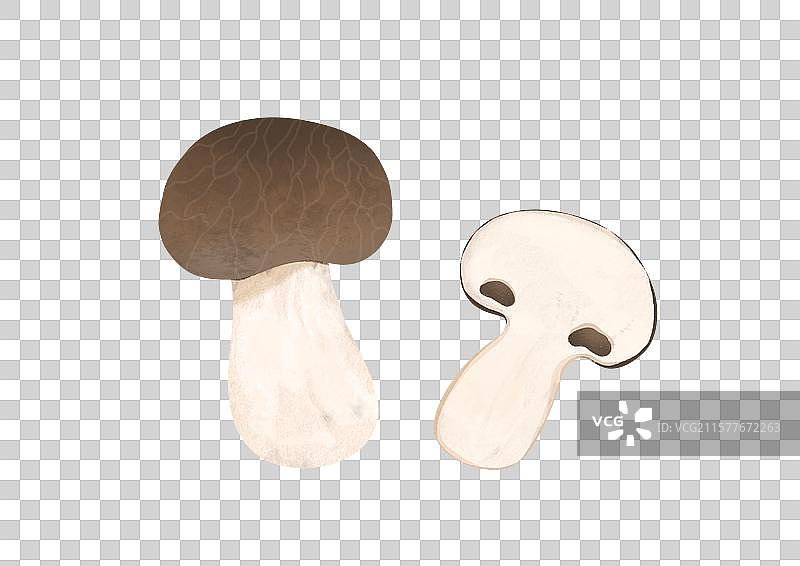 松茸免抠插画素材图片素材