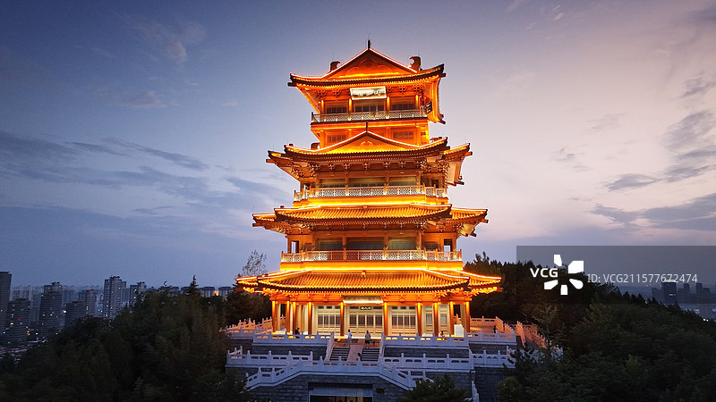 枣庄薛城区临山阁图片素材