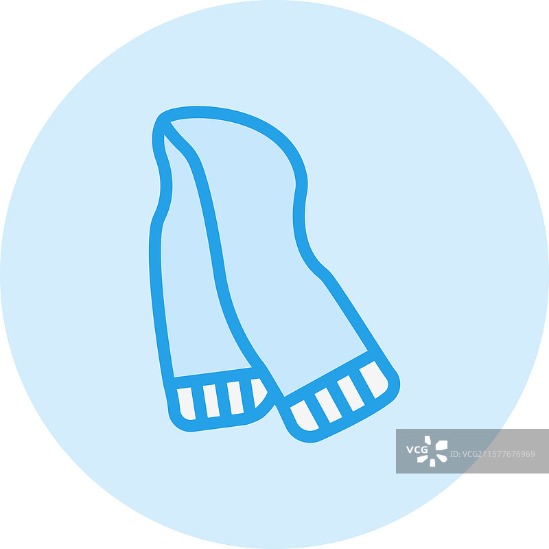 围巾图标设计图片素材