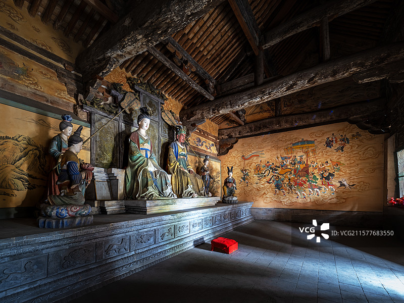 山西长治下霍护国灵贶王庙图片素材