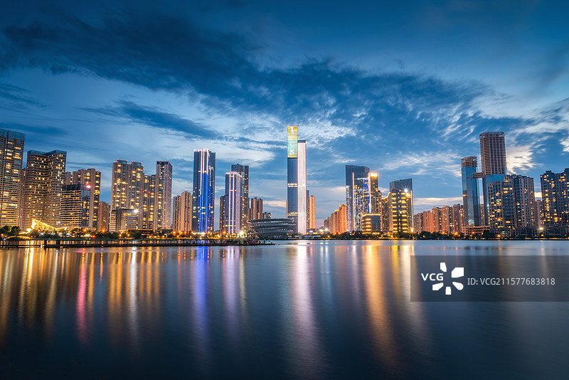 长沙梅溪湖西图片素材