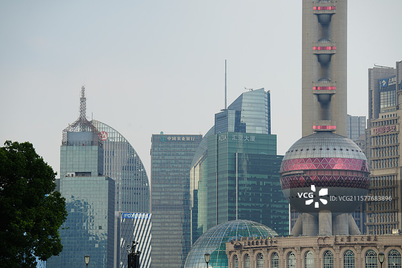 上海 夏天 外滩 建筑  旅游图片素材