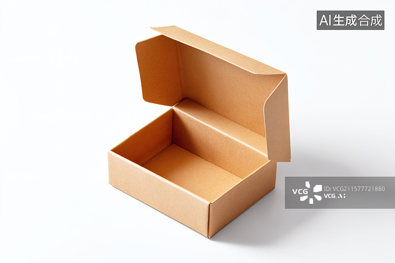 【AI数字艺术】一个空纸盒图片素材