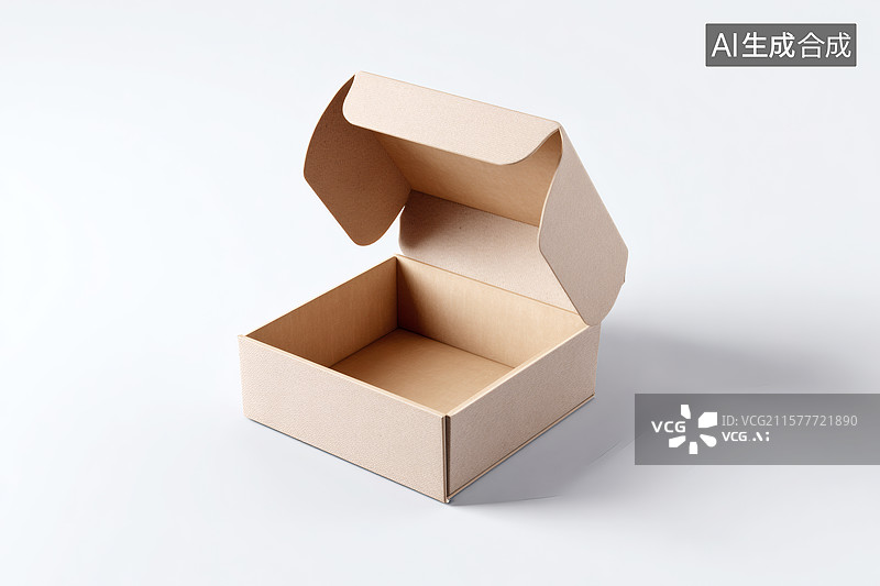 【AI数字艺术】一个空纸盒图片素材
