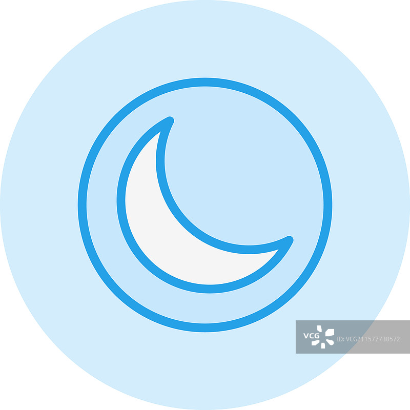 夜间模式图标设计图片素材