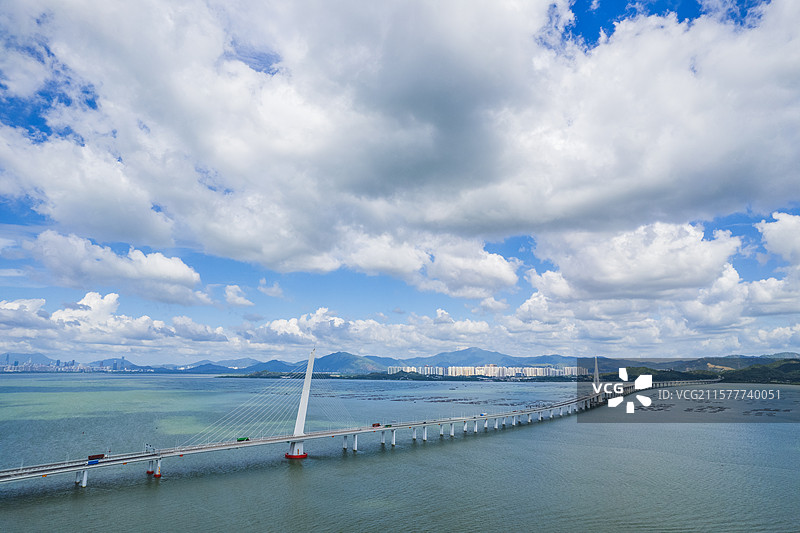 深圳湾大桥 深圳湾公路大桥 深港公路大桥图片素材