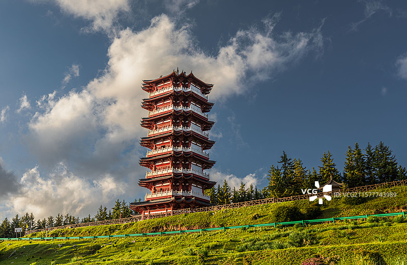 焉支山美景图片素材