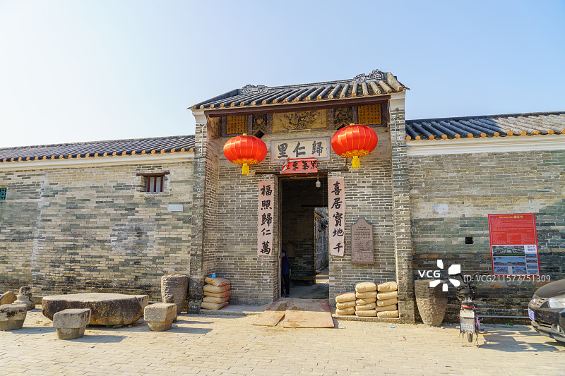 广东清远佛冈县龙山镇上岳古村图片素材