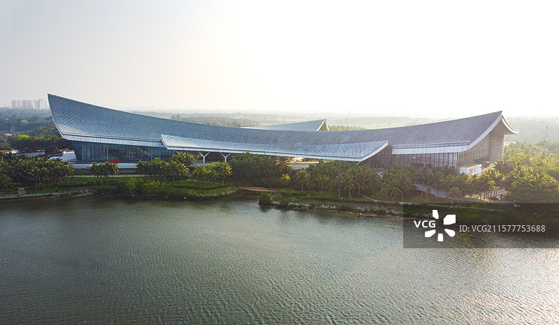 海南中国南海博物馆，华光礁一号沉船图片素材