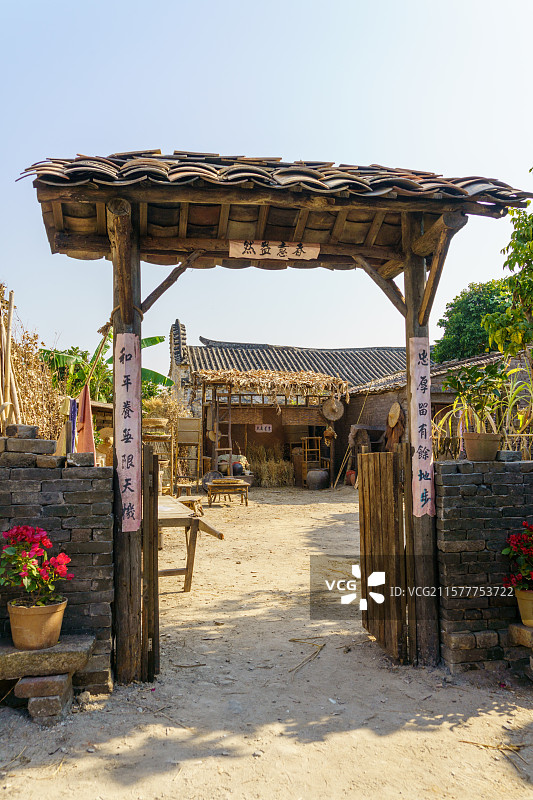 广东清远佛冈县龙山镇上岳古村图片素材