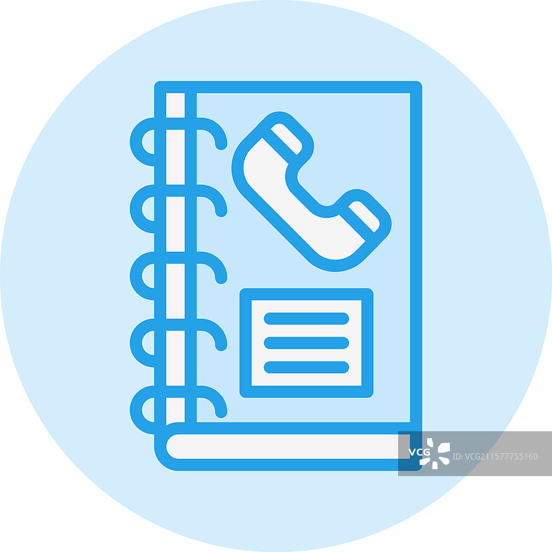 电话簿图标设计图片素材