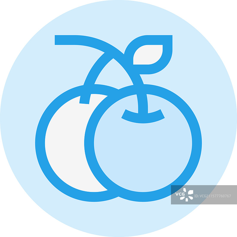 樱桃图标设计图片素材