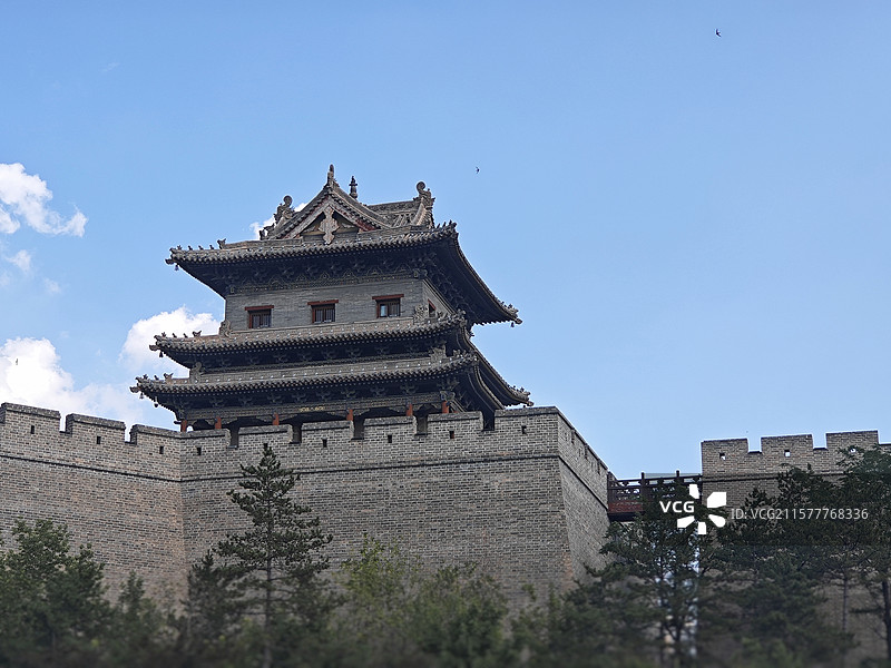 大同南城墙西南角望楼与控军台（2）图片素材