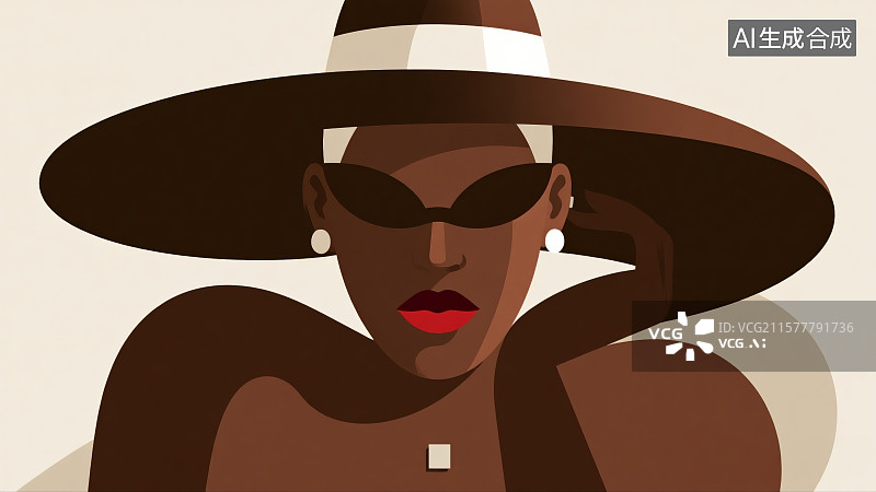 【AI数字艺术】魅力时尚女性图片素材