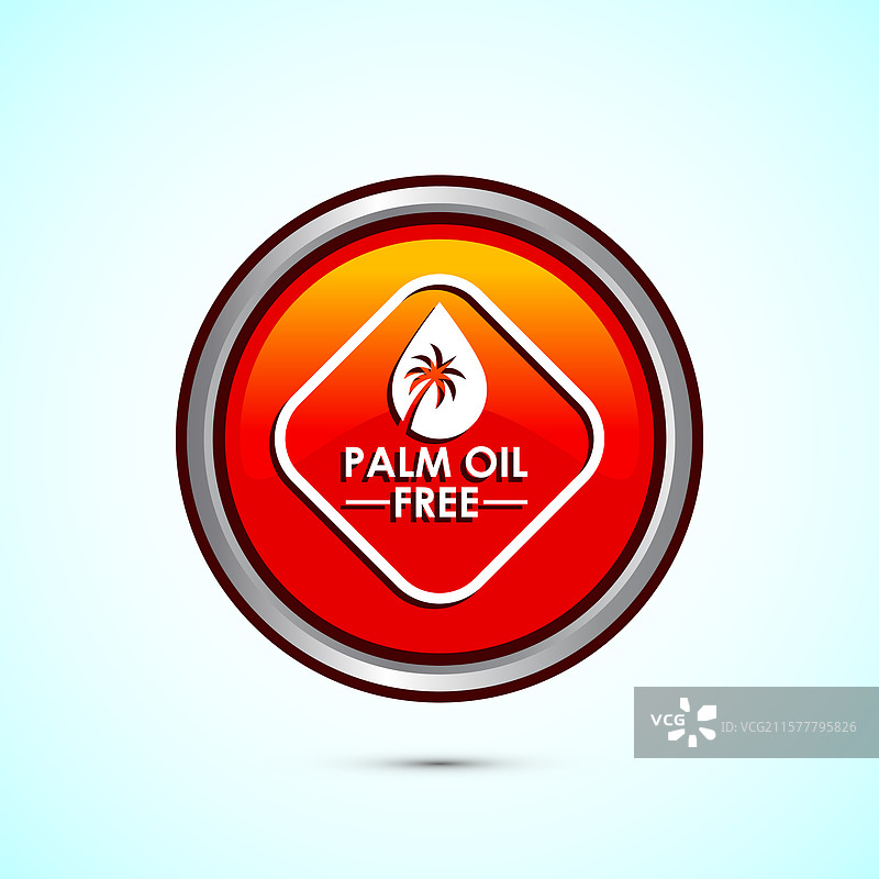 无棕榈油标志设计图片素材