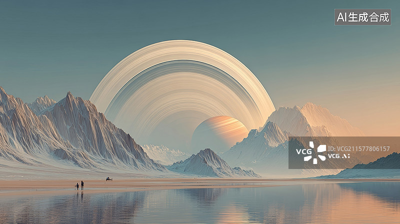 【AI数字艺术】外星球场景素材图片素材