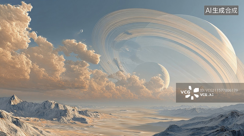 【AI数字艺术】外星球场景素材图片素材