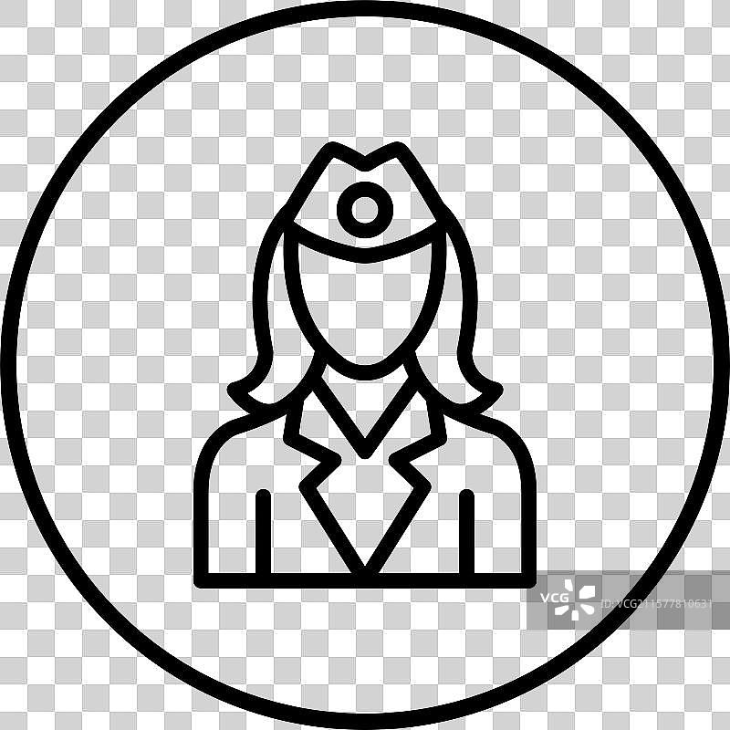 空乘人员图标设计图片素材