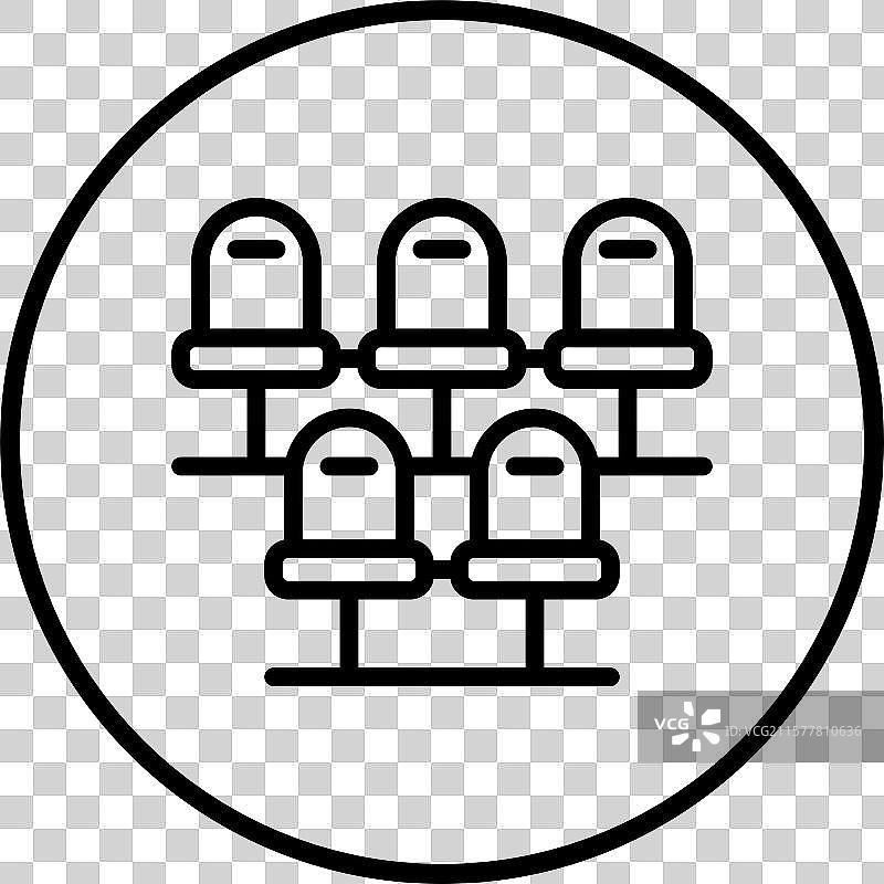 候诊室图标设计图片素材