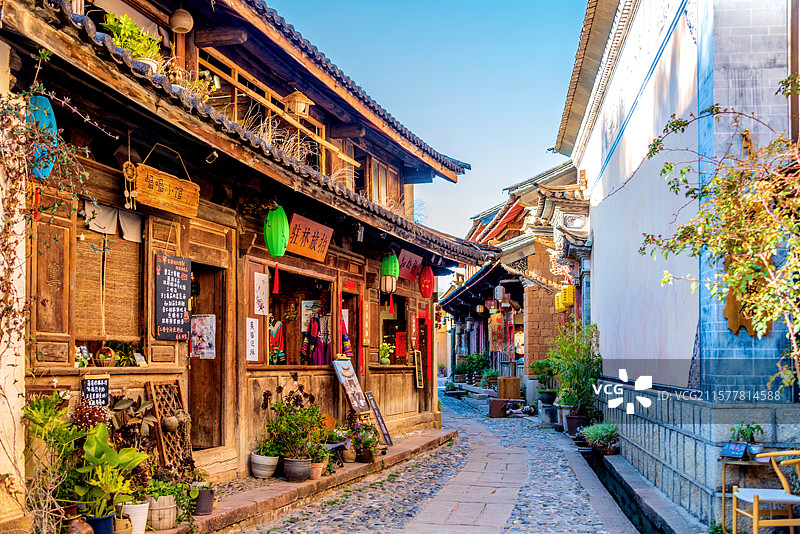 中国云南大理沙溪古镇寺登街图片素材