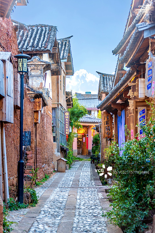 中国云南大理沙溪古镇寺登街图片素材