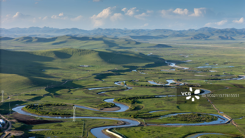 九曲黄河图片素材