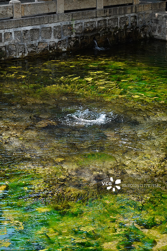 晋祠博物馆难老泉图片素材