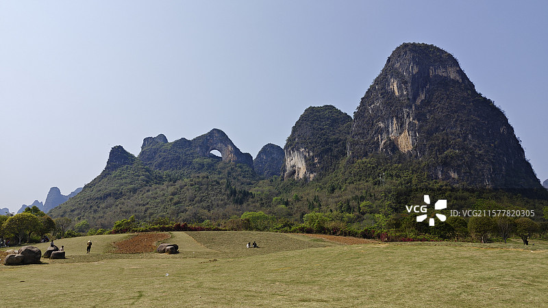 广西桂林十里画廊景点风光图片素材
