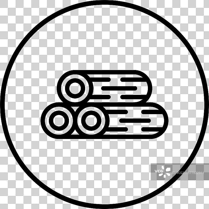 木材图标设计图片素材