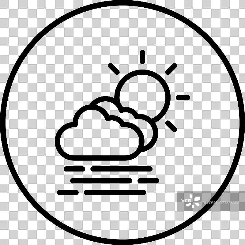 雾霾图标设计图片素材