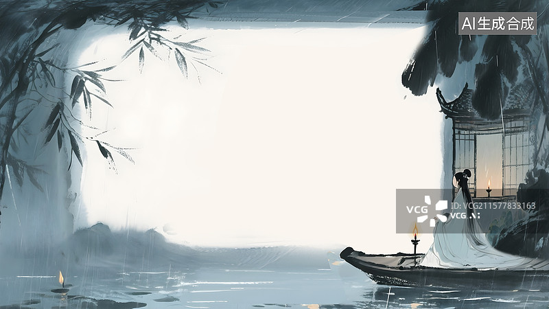 【AI数字艺术】水墨画最大图片素材
