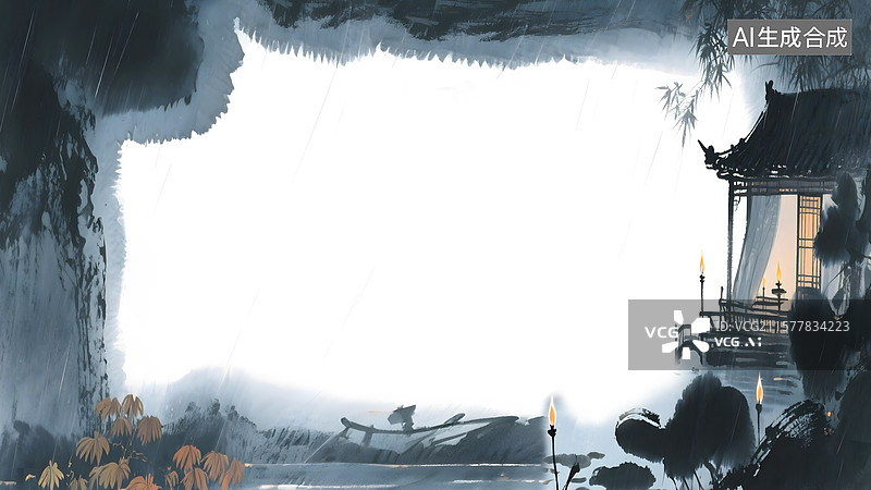 【AI数字艺术】水墨画最大图片素材