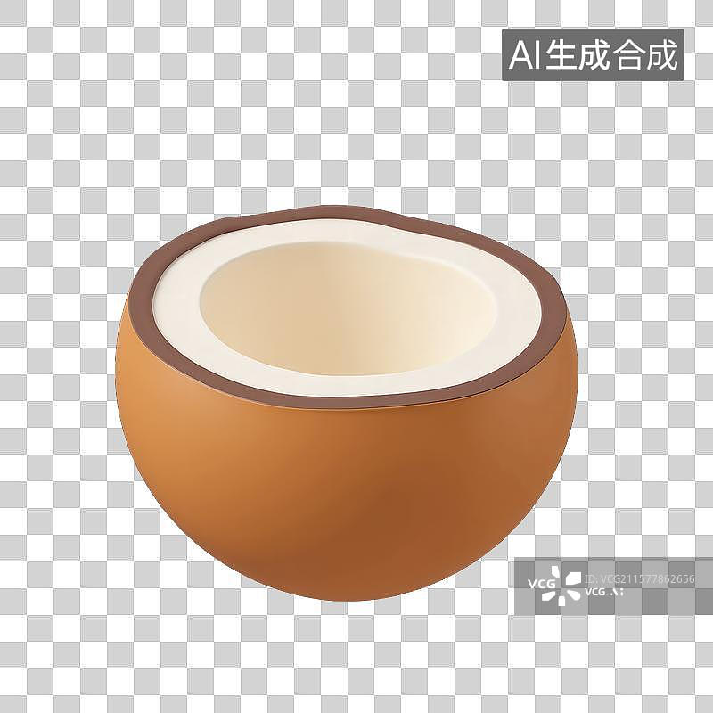 【AI数字艺术】夏日清凉椰子的诱惑图片素材