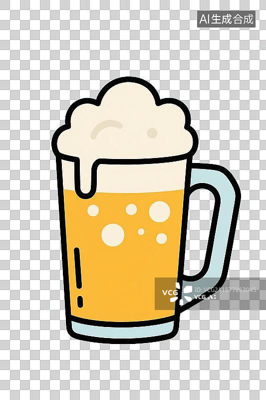 【AI数字艺术】啤酒图片素材