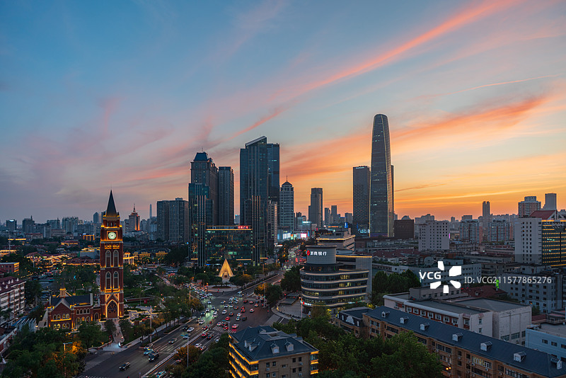 天津城市风光图片素材