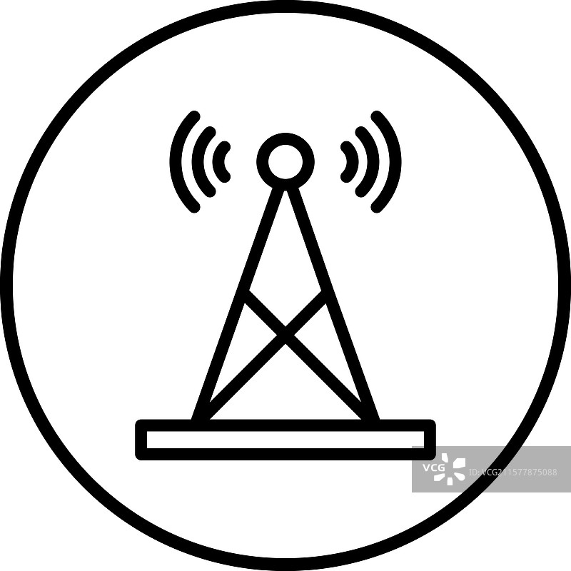 信号塔图标设计图片素材