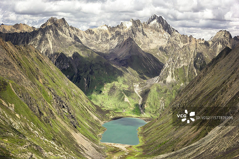西藏拉姆拉错，山南图片素材