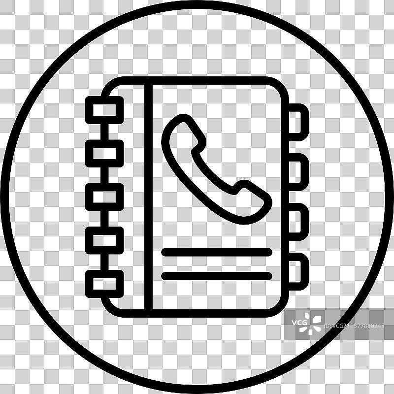 通讯录图标设计图片素材