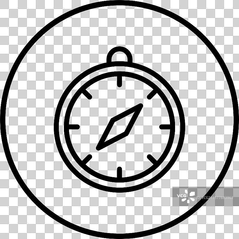 指南针图标设计图片素材