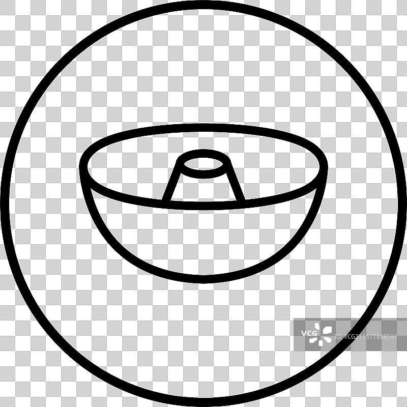 蛋糕模具图标设计图片素材