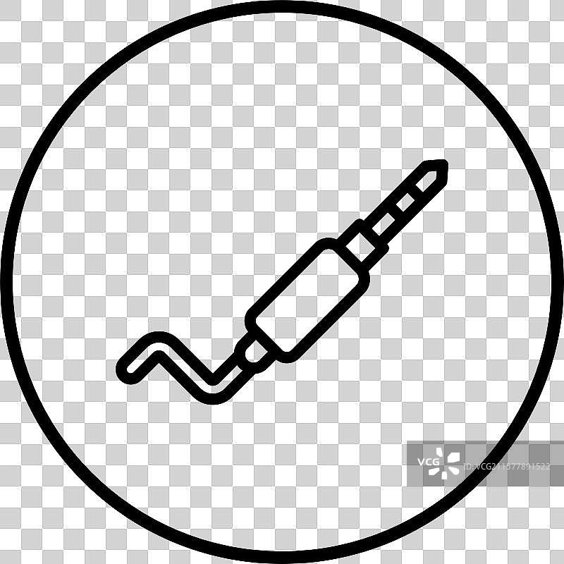 音频插孔图标设计图片素材