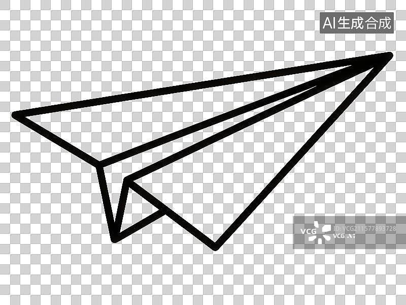 【AI数字艺术】3D渲染免抠图形元素纸飞机图片素材