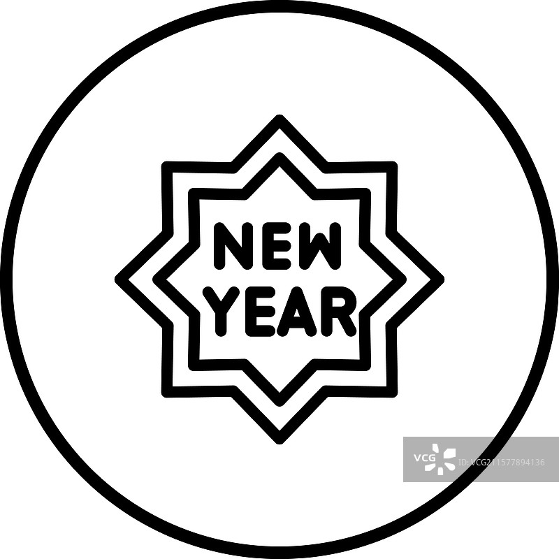 新年图标设计图片素材