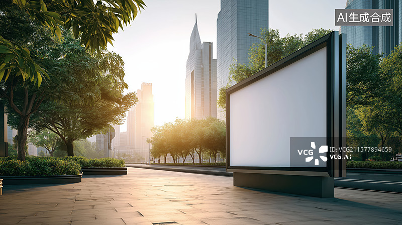 【AI数字艺术】广告牌图片素材