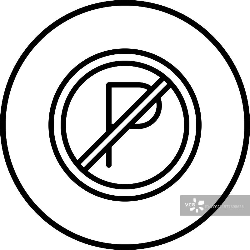 禁止停车图标设计图片素材