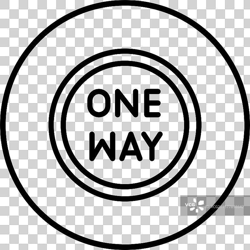 单行道图标设计图片素材