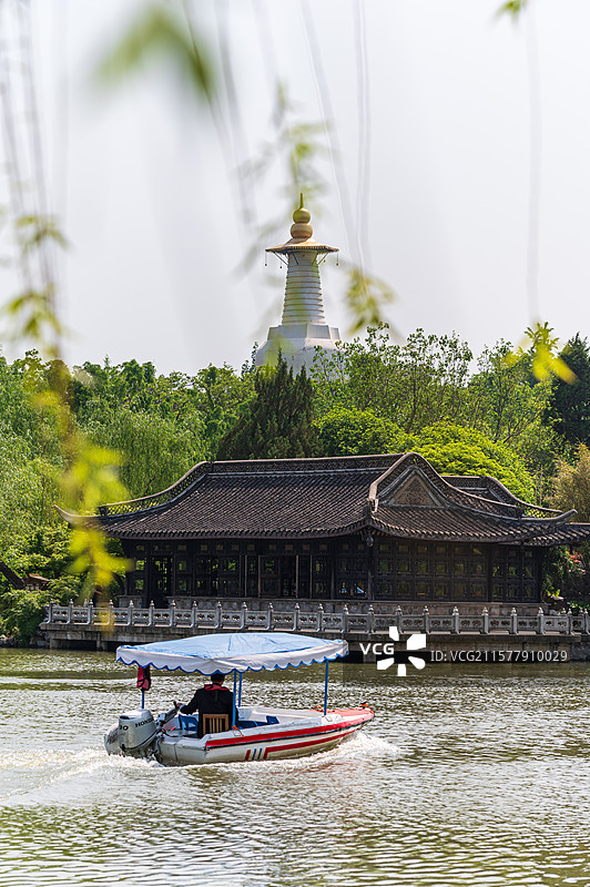 扬州瘦西湖2021年图片素材