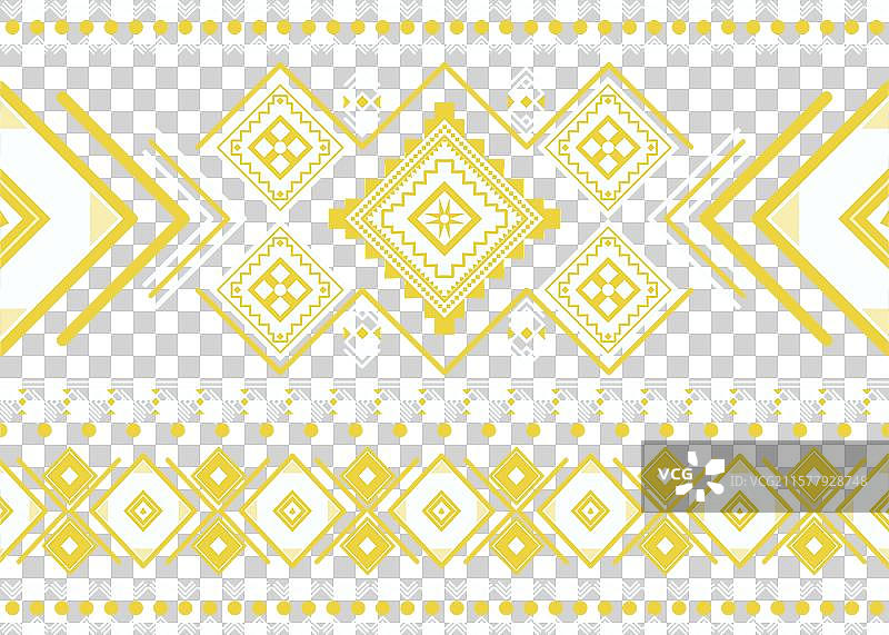 三角形和正方形的几何图案图片素材