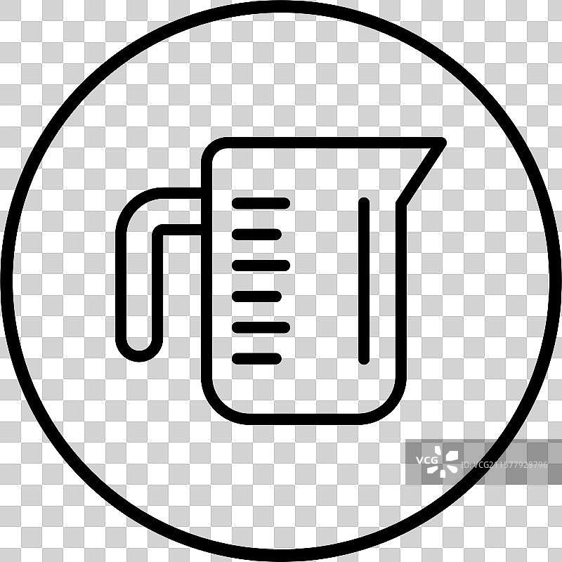 量杯图标设计图片素材