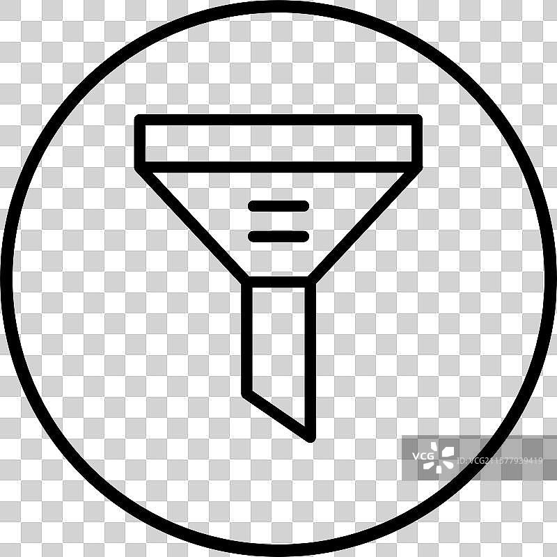 漏斗图标设计图片素材